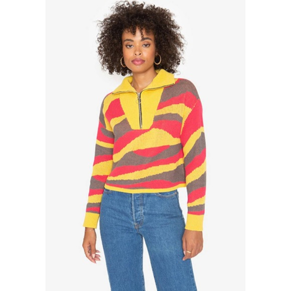 NWT Callahan Olivia Half Zip‎ Sweater Size Medium